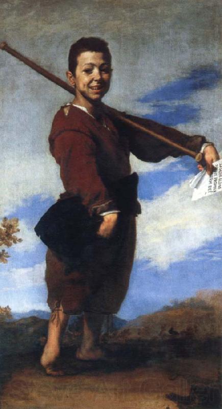 Jose de Ribera the clubfoot Norge oil painting art